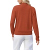 image:imageWIHOLL Womens Sweaters Mock Neck Long Sleeve Tops Fall Outfits Fashion 2026Caramel