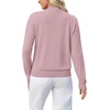 image:imageWIHOLL Womens Sweaters Mock Neck Long Sleeve Tops Fall Outfits Fashion 2026Dusty Pink