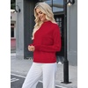 image:imageWIHOLL Womens Sweaters Mock Neck Long Sleeve Tops Fall Outfits Fashion 2026Red