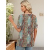 image:imageWIHOLL Womens Tops Boho Summer Outfits 2026 Short Sleeve Shirts with Bottons Beach Vacation Clothes Casual S3XL08vintage Boho