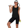 image:imageWIHOLL Workout Tops for Women Summer Athletic Tank Tops Sleeveless Shirts Beach Lightweight Gym ClothesBlack