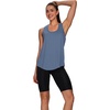 image:imageWIHOLL Workout Tops for Women Summer Athletic Tank Tops Sleeveless Shirts Beach Lightweight Gym ClothesBlue