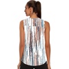 image:imageWIHOLL Workout Tops for Women Summer Athletic Tank Tops Sleeveless Shirts Beach Lightweight Gym ClothesEarthy Stripes