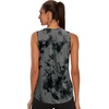 image:imageWIHOLL Workout Tops for Women Summer Athletic Tank Tops Sleeveless Shirts Beach Lightweight Gym ClothesGray Tiedye