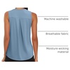 image:imageWIHOLL Workout Tops for Women Summer Athletic Tank Tops Sleeveless Shirts Beach Lightweight Gym ClothesMisty Blue