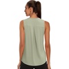 image:imageWIHOLL Workout Tops for Women Summer Athletic Tank Tops Sleeveless Shirts Beach Lightweight Gym ClothesSage Green