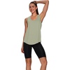 image:imageWIHOLL Workout Tops for Women Summer Athletic Tank Tops Sleeveless Shirts Beach Lightweight Gym ClothesSage Green