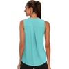 image:imageWIHOLL Workout Tops for Women Summer Athletic Tank Tops Sleeveless Shirts Beach Lightweight Gym ClothesTurquoise