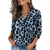 Blue Leopard Print
