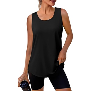 image:imageWIHOLL Workout Tops for Women Summer Athletic Tank Tops Sleeveless Shirts Beach Lightweight Gym ClothesBlack